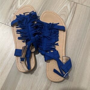 Blue Charlotte Russe sandals
